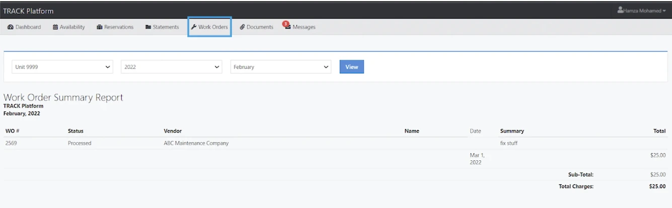 The image shows a web interface for a credit summary report with fields for information and a "Show" button.